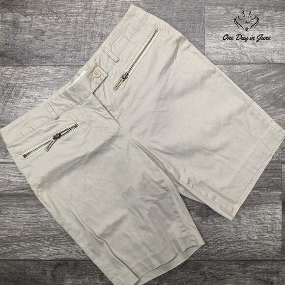 Michael Kors Zip Pocket Casual Shorts Size 4 - Picture 1 of 5
